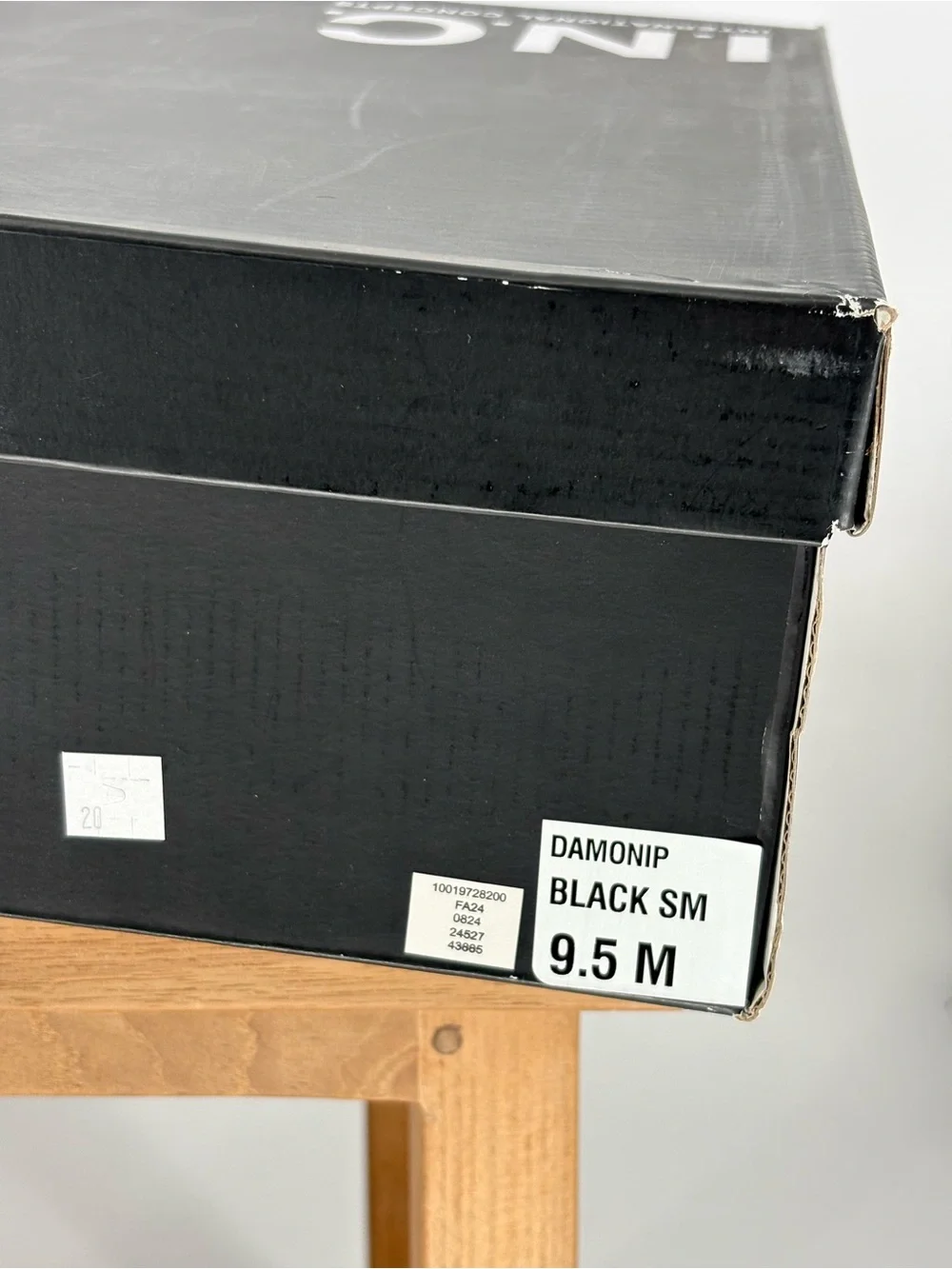 New INC  DAMONIP Black Over-the-Knee Pointed-Toe Stiletto Boots SIZE 9.5